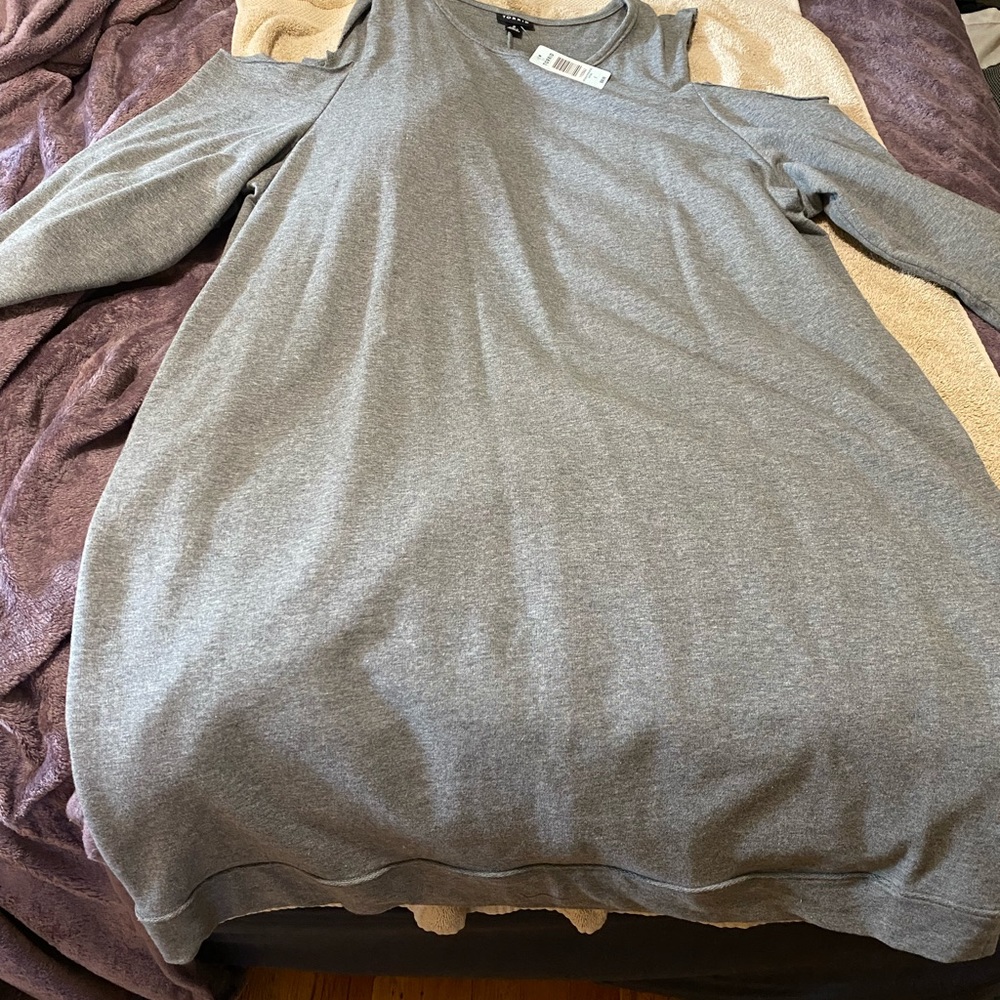 Torrid cold shoulder sweatshirt dress